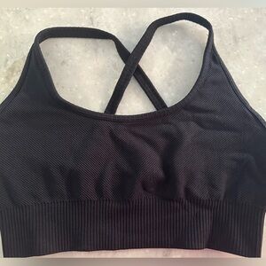 ZYIA Black Sports Bra Size L